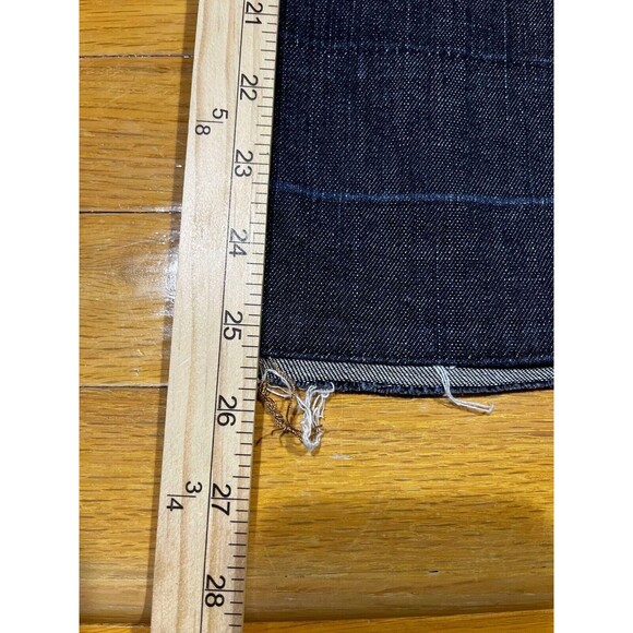 Tommy Hilfiger Jeans Womens Size 6 Mid Rise Straight Denim Unhemmed Y2K - Picture 6 of 7